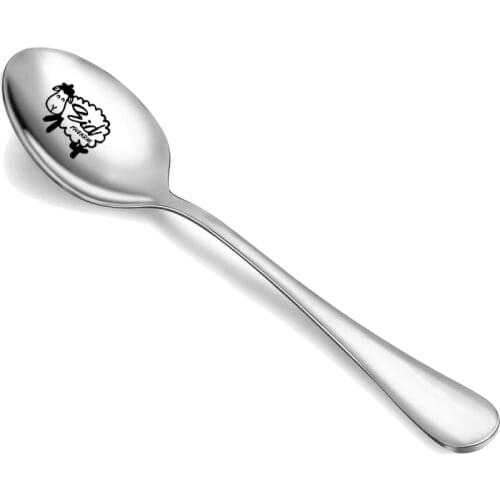 Eid Mubarak spoon sheep Al-Adha Muslim Islamic Ramadan Kareem festival family dinner Iftar BBQ table decoration gift supplies