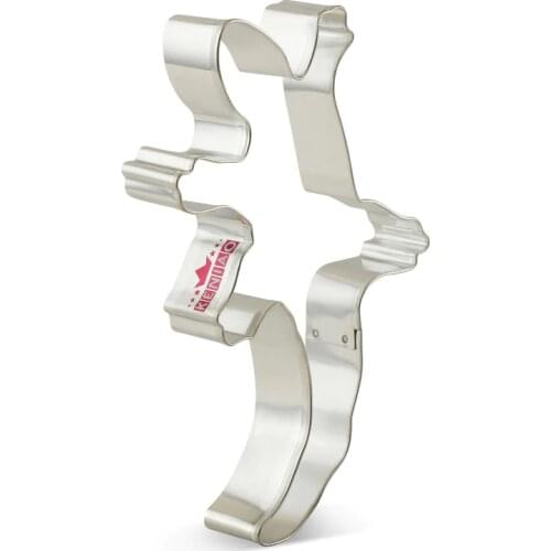 KENIAO Gecko Cookie Cutter For Kids Birthday Party Biscuit / Fondant / Pastry / Bread Cutter - 15.5 x 9.3 cm - Stainless Steel