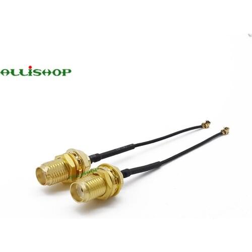 ALLISHOP 15CM coaxial cable rg1.13 for wifi antenna sma plug to ipx/ufl jumper cable female sma connector to ipx 1.13 cable