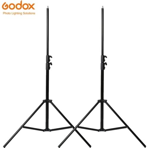 2pcs Godox PRO 280cm Heavy Duty Aluminum Alloy Photography Photo Studio Light Stands Kit for Video,Portrait Photography Lighting