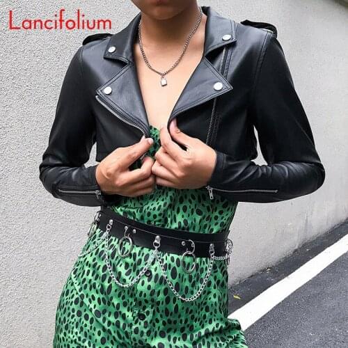 Женские кожаные куртки Lancifolium China At AliExpress