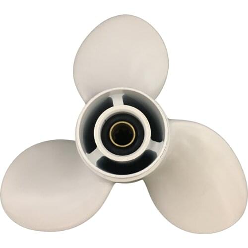 Boat Propeller Suit For Yamaha 9 1/4X11 Aluminum Prop 9.9-15HP 20HP 3 Blade 8 Tooth Rh Oem No: 63V-45943-10-El