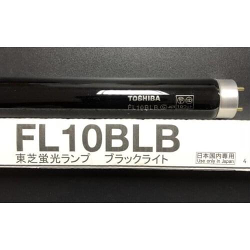 TOSHIBA FL10BLB 10W UVA fluorescent tube lamp,T8 BLB Detection light,To FL10BLB/N