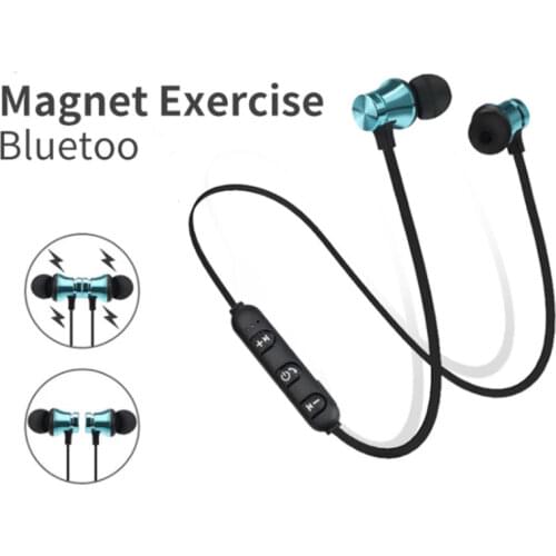 Magnetic Wireless bluetooth Earphone XT11 music headset Phone Neckband sport Earbuds Earphone with Mic For iPhone Samsung Xiaomi