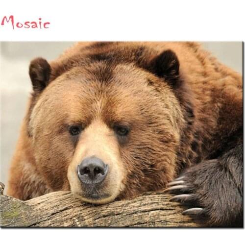 5D full diamond embroidery kit pattern diamond painting mosaic picture of rhinestones Cartoon bears Home Decoration