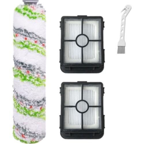 2554A Roller Brush Filter Set For Bissell Crosswave Cordless Max Series 2554 2593 2590 2596 Wet Dry Vacuum Cleaner Parts