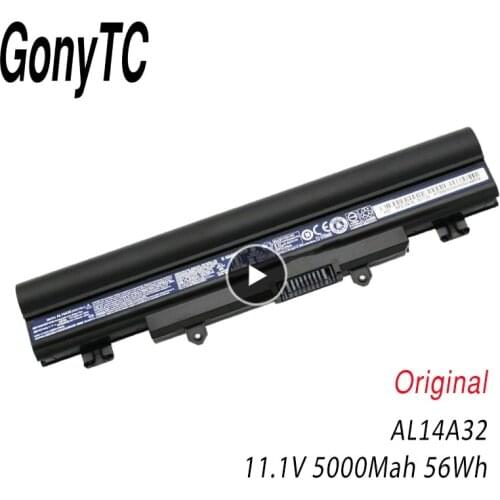 Original AL14A32 Laptop Battery for Acer for Aspire E14 E15 E5-421 E5-572G E5-471G E5-571 E5-572 E5-471 E5-521 E5-53 V3-472