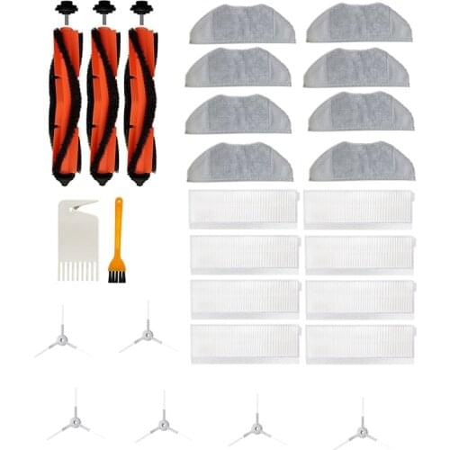 Main Rolling Brush Hepa Filter Side Brush Mop Cloth for Xiaomi Mi Robot Vacuum-Mop Essential G1 Cleaner Spare Parts