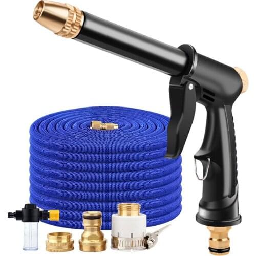 Portable High-pressure Water Gun For Cleaning Car Wash Machine Garden Watering Hose Nozzle Sprinkler Foam Water Gun