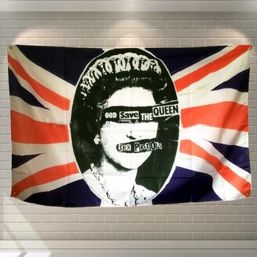 Rock and Roll Band Singer Music Poster Waterproof Cloth Painting Flag Banner Tapestry Wall Stickers Mural Retro Decor Upholstery