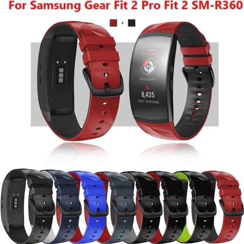 Replacement Wristband For Samsung Gear Fit 2 Pro Band Luxury Silicone Watchband For Samsung Fit2 SM-R360 Wrist Strap Bracelet