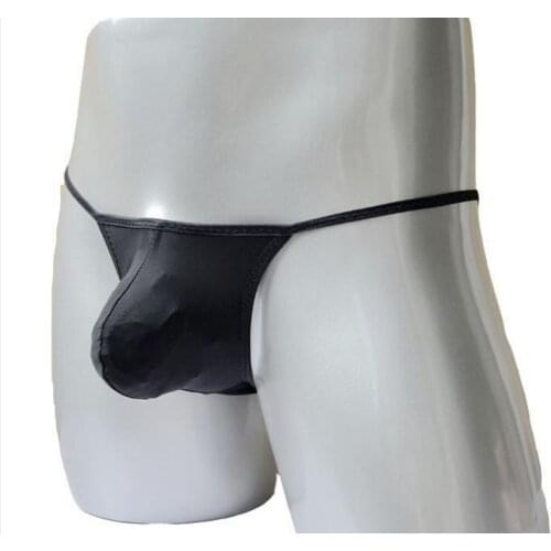 Brand ice silk mens underwear brief Low-waist male panties viscose fork bags translucent briefs ZJH021