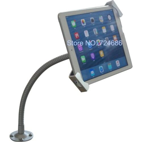 Universal 10 to 13 inch tablet security wall mount with lock bracket display holder for surface pro mounting on bank or hotel