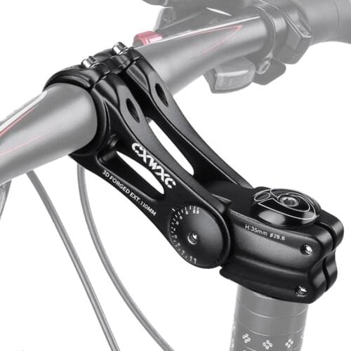 Bicycle Handlebar Stem Riser Adjustable Angle MTB Aluminum Alloy Front Fork Stem Adapter Mountain Road Bike Stem Accessories