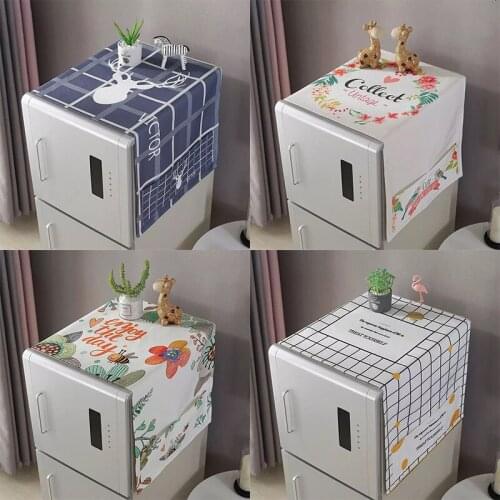 Waterproof Cover Cloth Dust Cover Cloth Washing Machine Cover Refrigerator Cover Cloth Home Decoration
