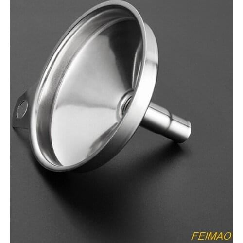 1pc Stainless Steel Mini Funnel Filling Hip Flask Beer Liquid Oil Tools Small Mouth Infusing Kitchen Gadgets