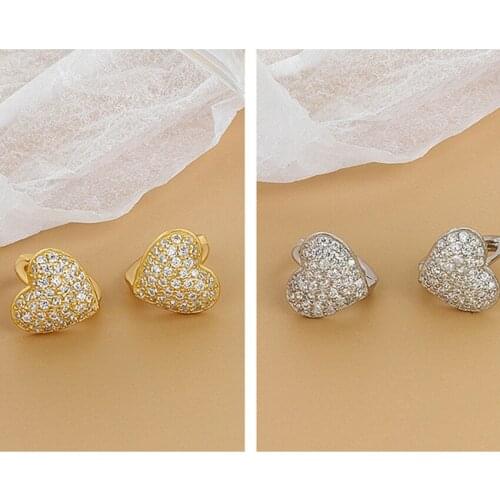 S925 sterling silver ladies earrings fashion jewelry earrings European and American popular holiday gifts sweet love