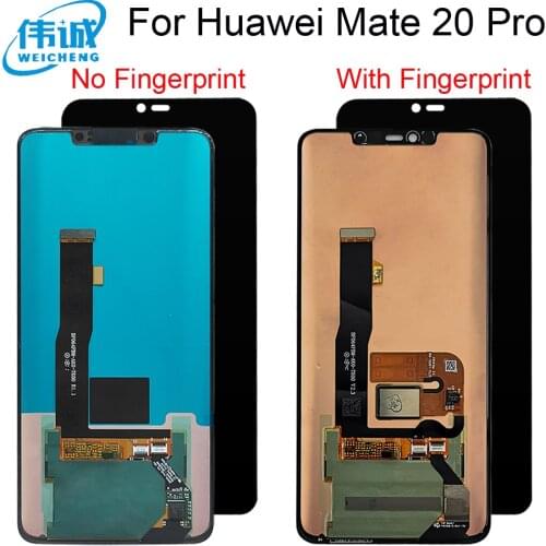 For Huawei Mate 20 Pro LCD Display Touch Screen Digitizer Assembly With Fingerprint For Mate 20Pro Mate20 Mate 10 Mate10 Pro lcd