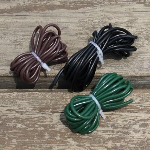 10pcs carp fishing accessory 1m long rubber tube carp tube