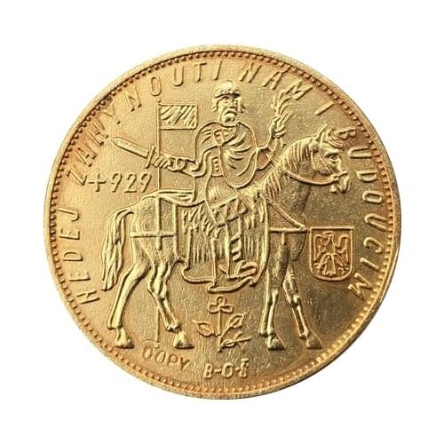 1931 Czechoslovakia 5 Ducats coins copy 34MM