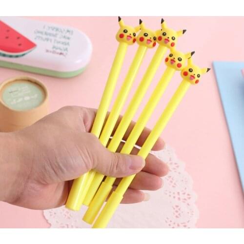 24 Pcs Korean Creative Stationery Yellow Elf Neutral Pen Kawaii School Supplies Pen for Writing Office Supplies Wholesale