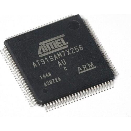 5PCS/LOT SMD AT91SAM7X256C-AU 32-bit microcontroller ARM7 LQFP-100 brand new original
