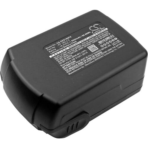 Cameron Sino Battery for Kress PF 180/ 4.2 APF 144/4.2 fits Kress 180 AFB Power Tools Replacement battery Li-ion 18.00V 5000mAh