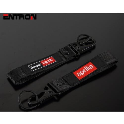 Motorcycle Keychain Embroidered Key Chain For Aprilia APR GPR RS RS4 RSV4 Tuono V4 RS125 RS250 Keyring Pendant Accessories