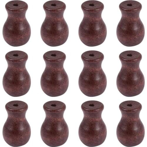 12pcs Wood Cord Tassels Window Blind Cord Tassels Knobs Cord Drops Pull Ends