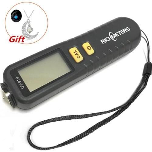 GY910 Digital Coating Thickness Gauge 0-1300 Micron For Car Instrument Tool LCD Display Paint Thickness Tester