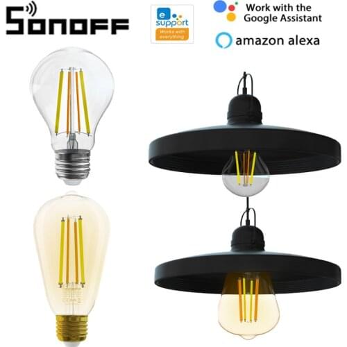 SONOFF Wireless WIFI Smart Bulb 7W LED Light Power Saving E27 Lamp Support eWelink APP Remote Control Alexa Google Home Voice
