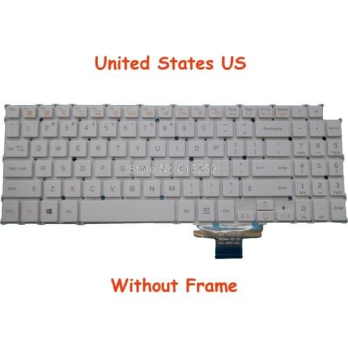 US AR SP BR KR Keyboard For LG 15ZD950 15ZD950-GX30K -GX32K 15ZD950-GX5GK -GX5WK 15ZD950-GX58K 15ZD950-GX70K 15ZD950-GX7BK