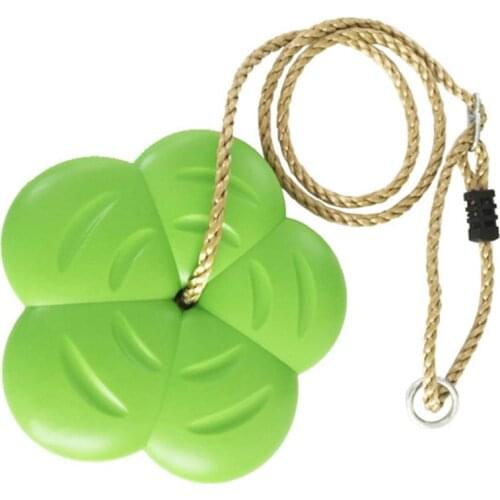 Climbing Rope Swing With Knot And Disc Swing Seat Set, Rope Ladder For Kids Outdoor Tree Backyard Playground Swing,Zip Line Seat