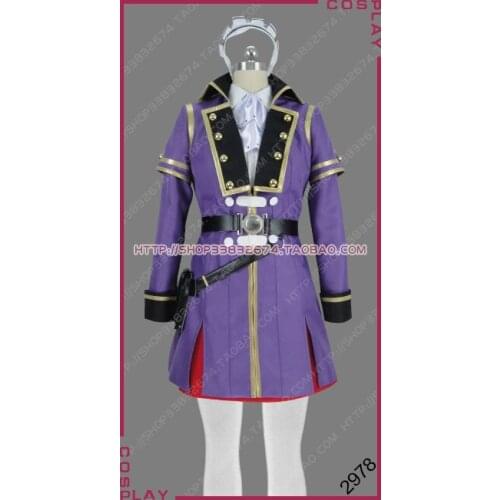 Sword Art Online Gun Gale Online Fatal Bullet Karatachi Nijika Rain Uniform Outfit Game Cosplay Costume S002