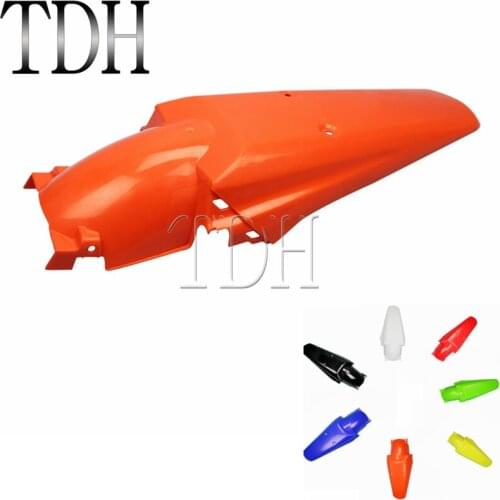 Orange Motorcycle Rear Fender Tail Mudguard Motocross Off Road Enduro Dirt Racing Bike For EXC XCF SX SXF XCW 125 250 450