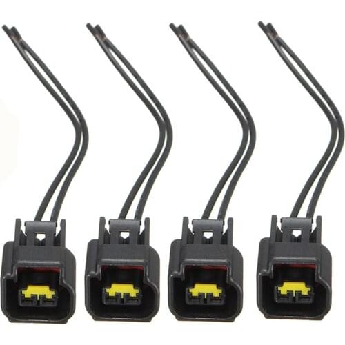 New 4x Car Ignition Coil Connector Modular for Ford 4.6L 5.4L 6.8L For Cobra For Mustang Pigtails 1991-2011 756330755072