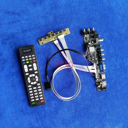 For LTN140AT01/LTN140AT02 Signal digital Kit Display controller card 1366*768 LVDS 40-Pin LED/LCD HDMI-compatible DVB VGA USB AV