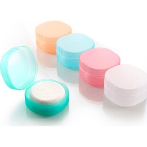 Portable Soap Case Holder Dish Plate Round Sealing Box Container With Lid for Travel Hiking Camping Kitchen Home Bathroom Shower
