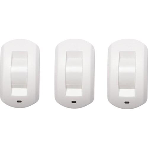 3pcs Wired Curtain PIR Detector Ceiling Window Passive Infrared Motion Detector For Home Anti-theft Alarm System Motion Sensor