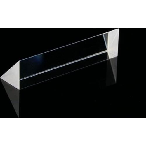 Factory supply Optical glass splitting prism can be used to disperse light 10*10*40 mm triangle prism Right angle prism