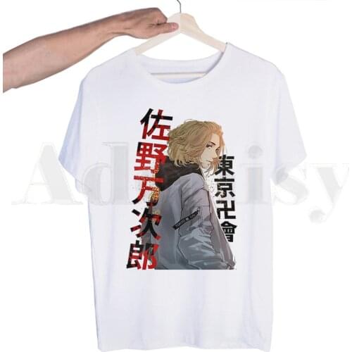 Revengers Hanagaki Takemichi Ken Ryuguji Tokyo T-shirt for Men Short Sleeve Men Tops T Shirt for Male White T Shirt Women Tees