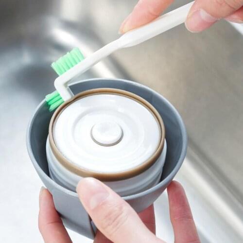 3pcs/set Bottles Cleaning Brush Portable Sink Scrubber Long Handle Easy Brush Glass Milk Bottle Cup Brushes Cleaning Brushes