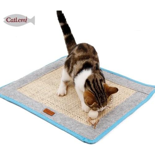 Sisal cat scratching board claw sharpener sisal mat cat claw board mat Anti-cat scratching sofa tempering claw blanket