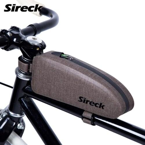 Sireck MTB Road Bike Bag Nylon Waterproof Bicycle Saddle Bag Large Capacity Cycling Front Frame Top Tube Bag Bike Accessories