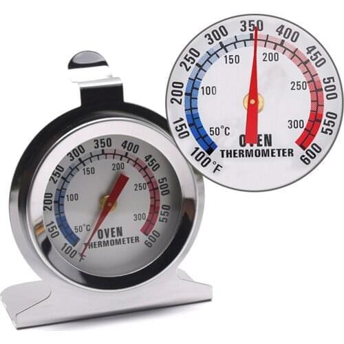 100 Pcs Stainless Steel Oven/Grill/Smoker Monitoring Thermometer Kitchen Cooking Thermometer BBQ Baking Tools Wholesale