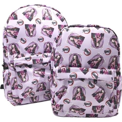 Waterproof Backpack For Boys And Girls Student Travelling Backpack Ghost Destruction Blade Waterproof Schoolbag