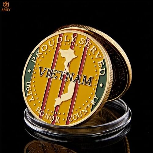 USA Marine Corps Eagle Military Gold Plated Replica Challenge Coin Gold Plated Collectibles For Gifts