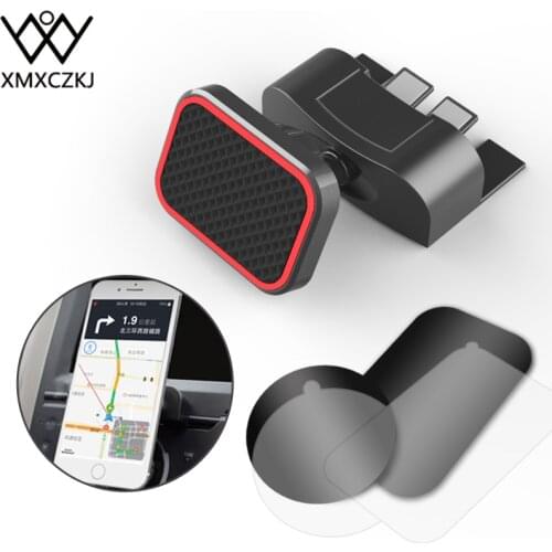 XMXCZKJ Mobile Magnetic CD Slot Smartphone Stand For iPhone XS X Max Magnet Support Cell In Car