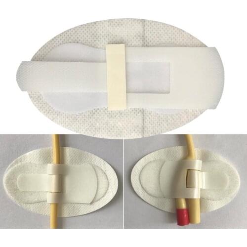 10pcs Medical body surface catheter fixation catheter fixation device drainage tube fixed paste catheterization catheter fixed