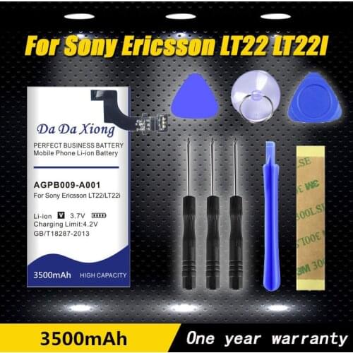 2019 High quality 3500mAh AGPB009-A001 Li-ion Phone Battery for Sony Ericsson Xperia P LT22 LT22I Phone battery